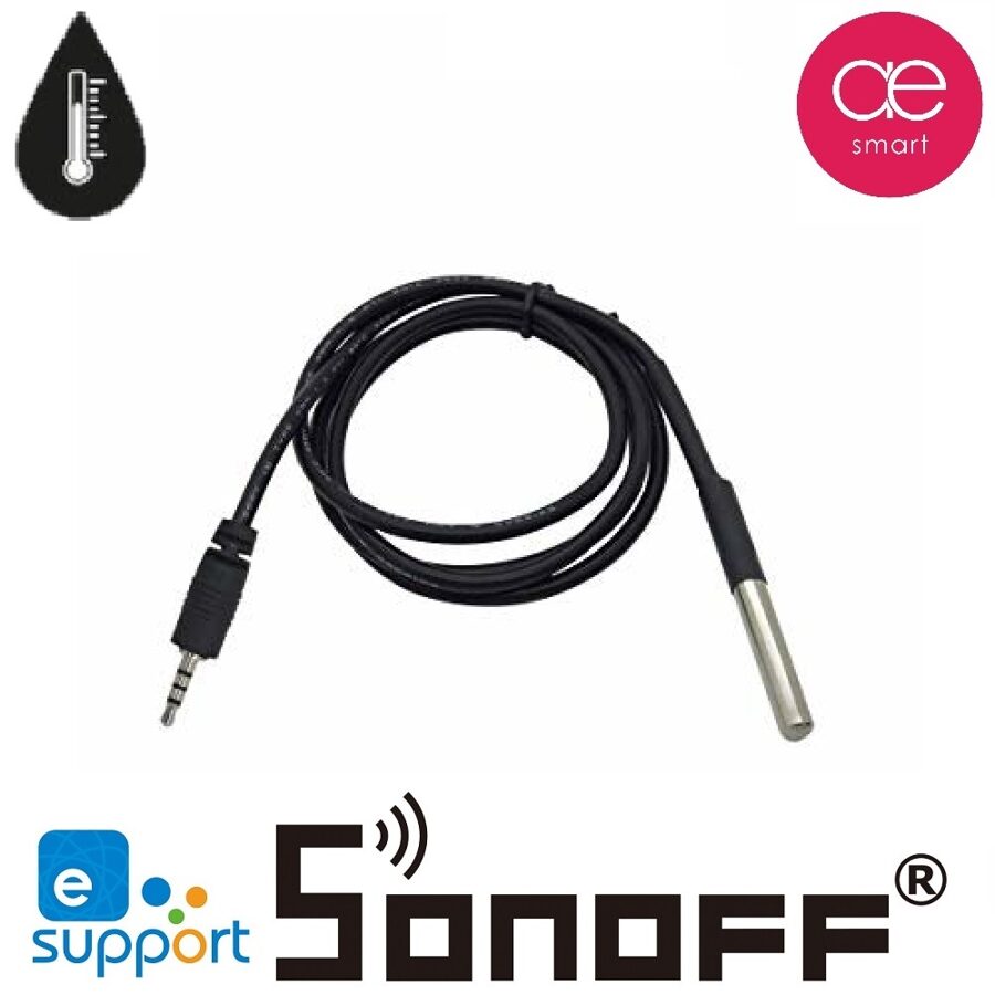 Sonoff Bulgaria SONOFF DS18B20 Сензор за температура RJ11/2.5мм Audio Jack