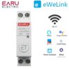 EARU 1P+N WIFI Интелигентен Прекъсвач Дистанционно управление eWeLink 63А