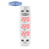 TOMZN Единичен трифазен модулен волтметър AC 40-500V 220V 380V LED Индикатор