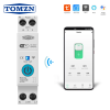 TOMZN TOB9-63M 63A 1P+N WiFi Интелигентен Прекъсвач Измерване на мощността Tuya/SmartLife APP