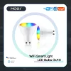MOES GU10 Wi-Fi Интелигентна LED Крушка RGBW C+W Tuya APP Дистанционно управление