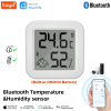 Най-новият Tuya Bluetooth Сензор за температура и влажност с LCD термометър Мини интелигентен електрически хигрометър с дистанционно управление чрез Tuya/SmartLife