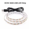 LED лентa 2835 DC5V USB Бяла Светлина Осветителна лента за декорация на стаята 5М